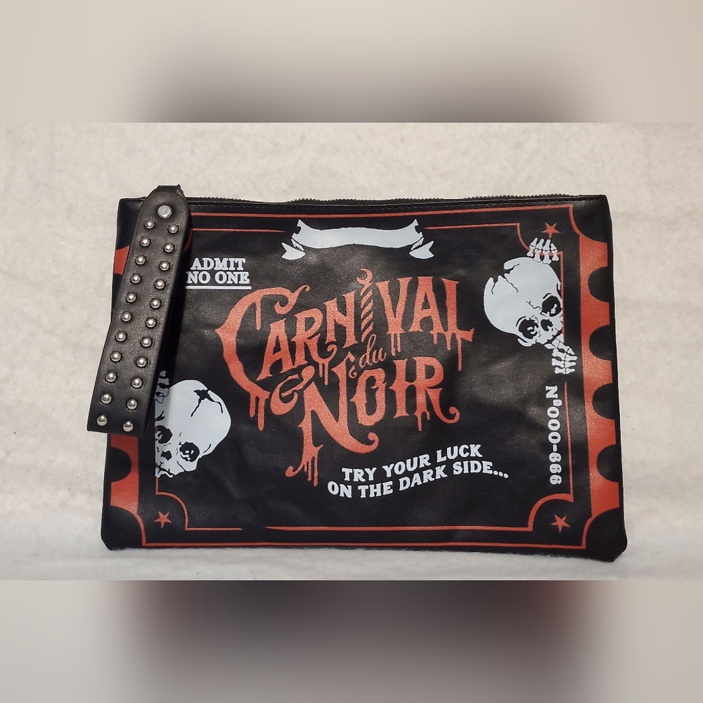 carnival ticket purse clutch